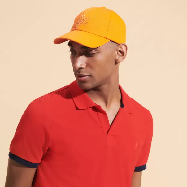 Vilebrequin Cappelli Carota / Arancione Efficienza Uomo Cappellino Unisex Tinta Unita