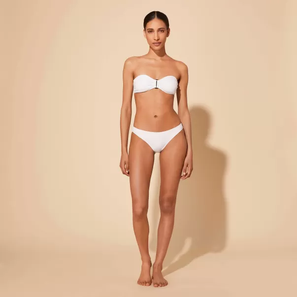 Vilebrequin Prezzo Di Costo Donna Bianco / Bianco Top Bikini Donna A Fascia Tinta Unita Bikini