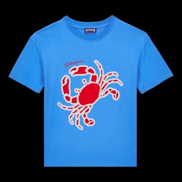 T-Shirts Garantire Vilebrequin Earthenware / Blu T-Shirt Crabs Bambino Bambino