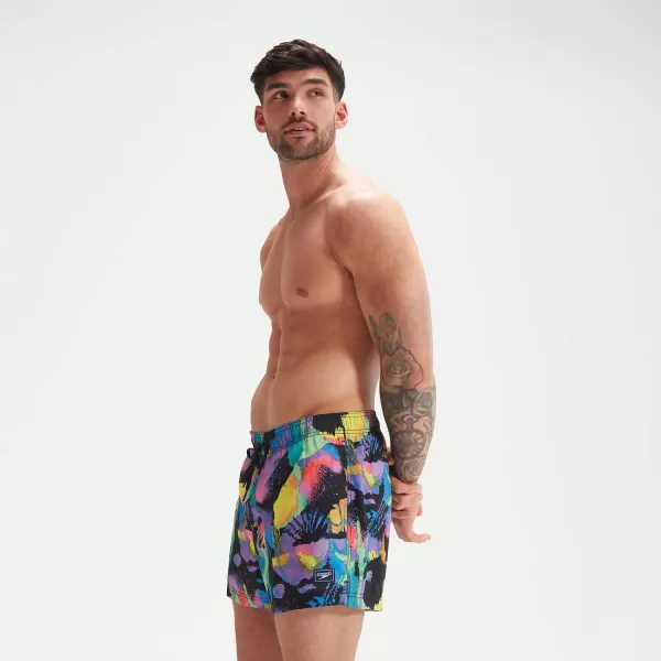 Pantaloncini Da Bagno Uomo Volley 35 Cm Multicolore Boxer Uomo Speedo