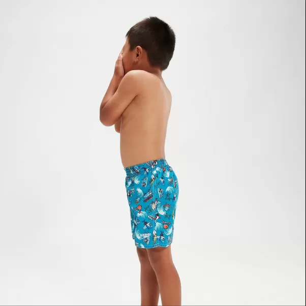 Speedo Pantaloncini Da Bagno Neonato Learn To Swim 27 Cm Blu/Bianco Bambini Costumi Per Bambino