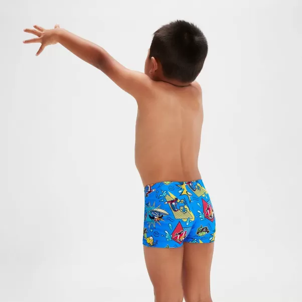 Bambini Costumi Per Bambino Pantaloncini Da Bagno Aderenti Bambino Learn To Swim Blu/Giallo Speedo